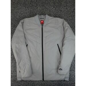 Nike Tech Pack Bomber Jacket Mens XXLT Gray Full Zip Tall Fit Sportswear